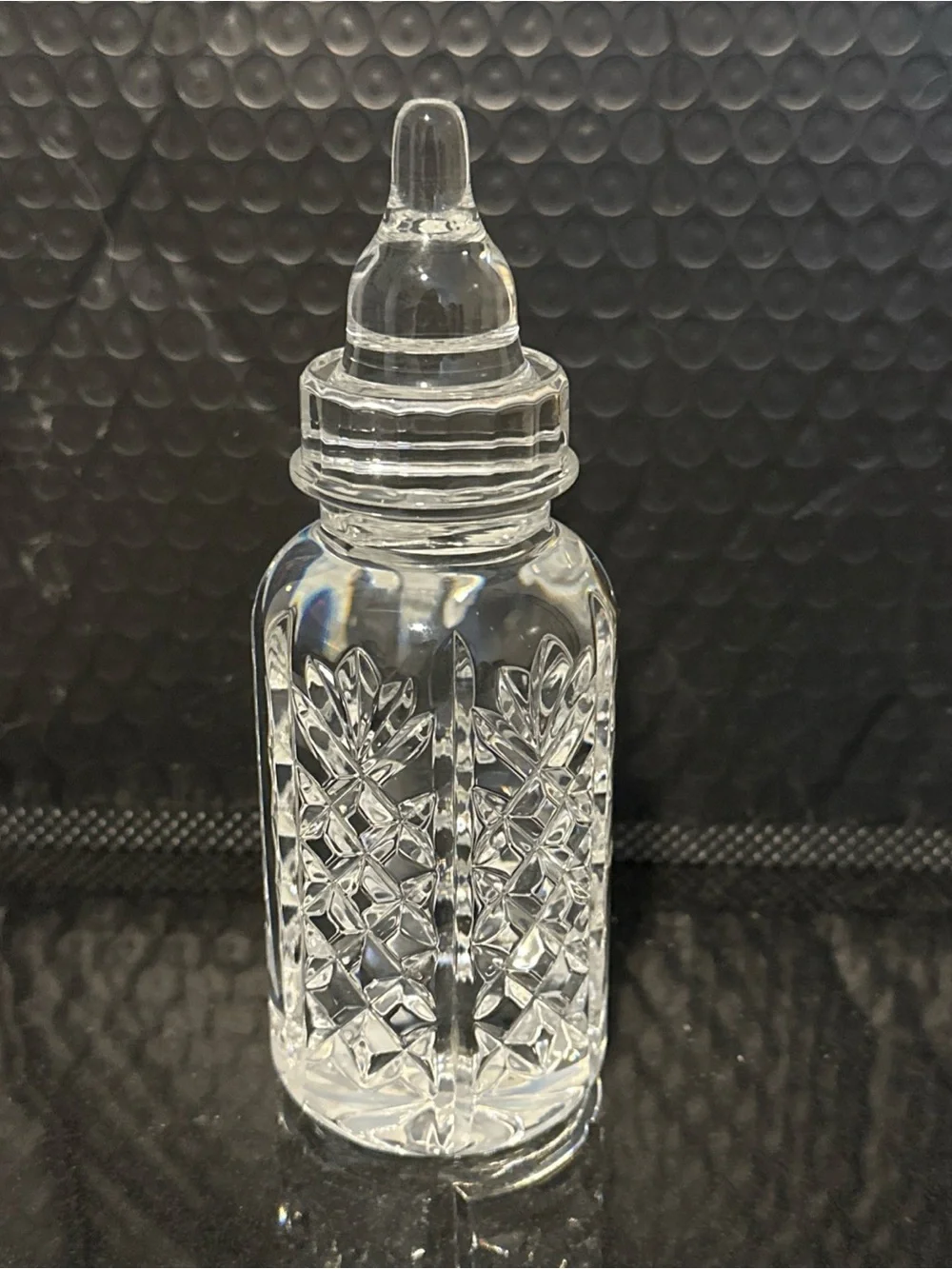 Waterford Millenium year 2000 crystal baby bottle new with sticker on